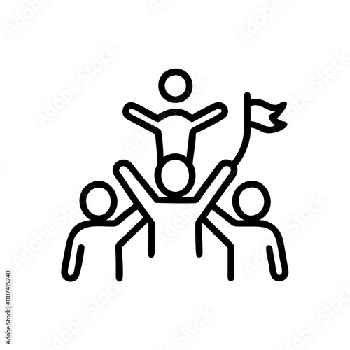 non profit organization icon, non profit organization vector icon, non profit organization flat illustration.




