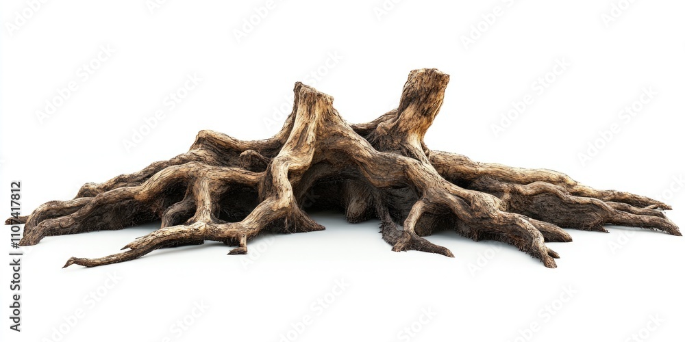 Fototapeta premium Tree root bundle