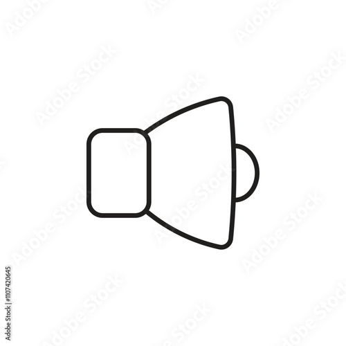 Outline Speaker Icon