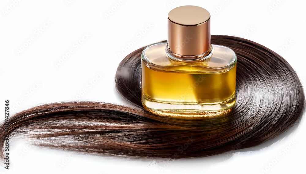 Naklejka premium Hair serum. isolated on a white background