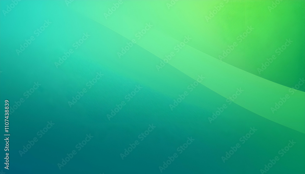 Obraz premium Turquoise and green gradient background