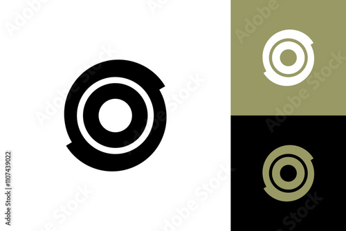 Rotate circular circle logo vector round rotation loop icon