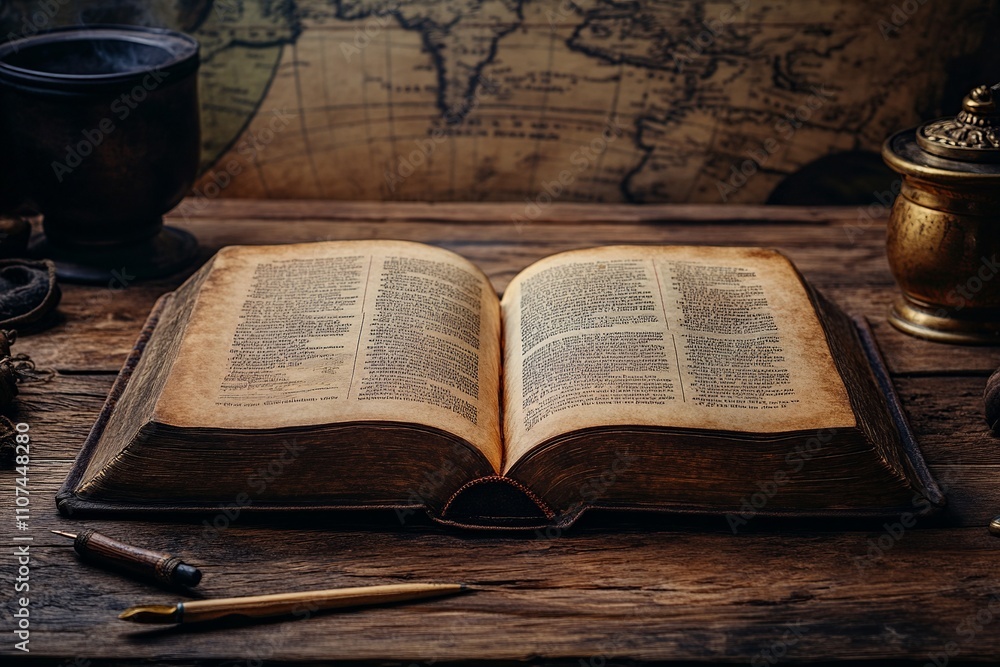 Obraz premium This enchanting image showcases an open book with glowing pages, symbolizing the illumination of knowledge and the magic of storytelling, inviting curiosity and wonder.