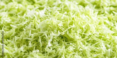 Shredded Lettuce on Table