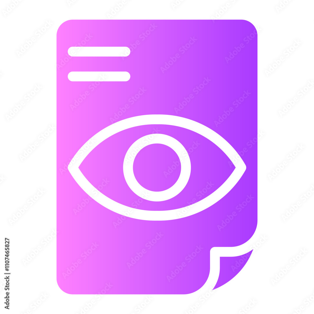 eye gradient icon eye gradient icon