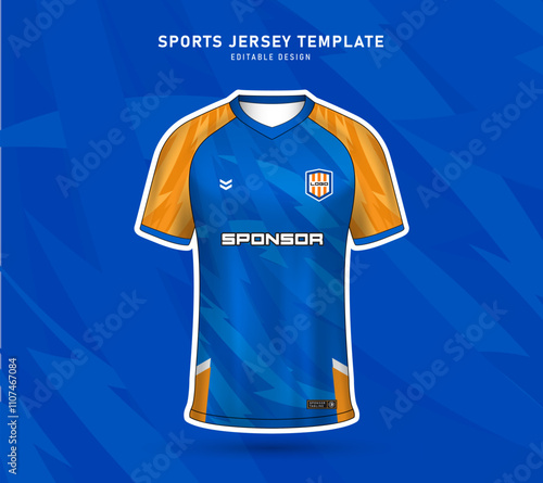 Soccer jersey mockup football t shirt for sublimation