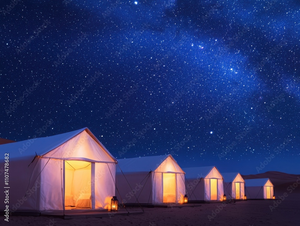 Magical night under the stars glamping experience in the sahara desert ...