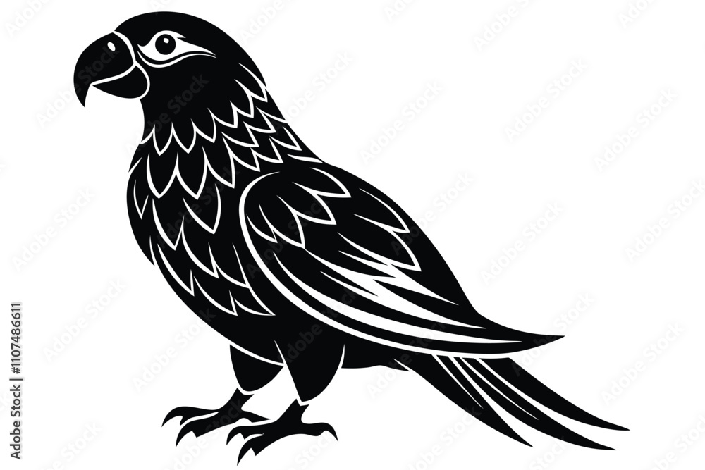 Fototapeta premium Parrot Bird vector