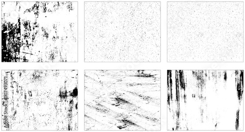 Age old ruined bumpy dirty fractured mortar grunge scratches wall vector. Distressed effect grunge textures set.