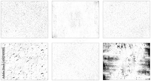 Age old ruined bumpy dirty fractured mortar grunge scratches wall vector. Abstract set of  grunge texture design on a white background.