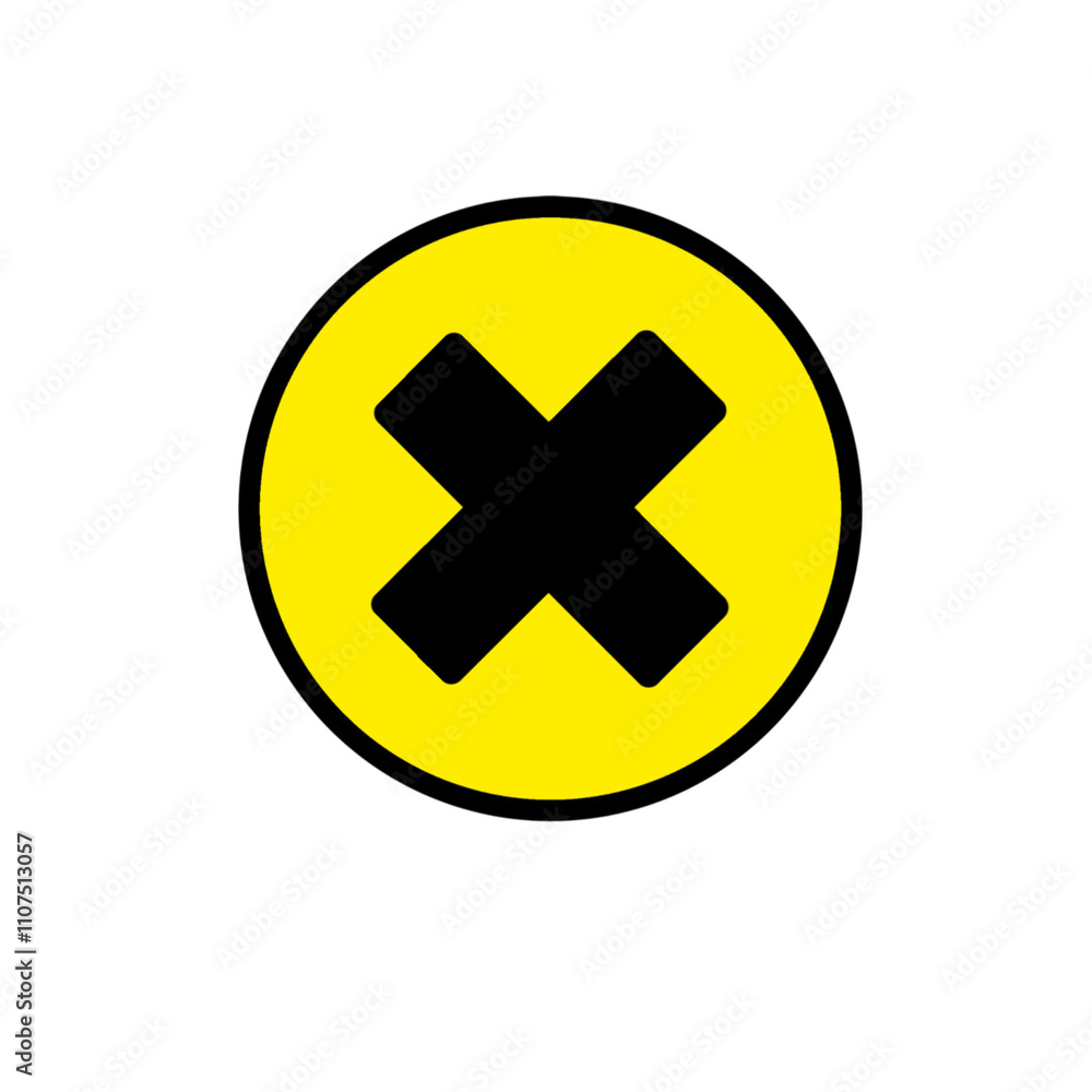 Obraz premium Harmful or irritan symbol in laboratorium