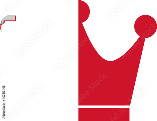 Premium Icon in Malta Flag