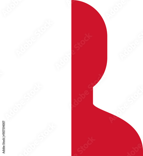 Malta flag on Person Icon