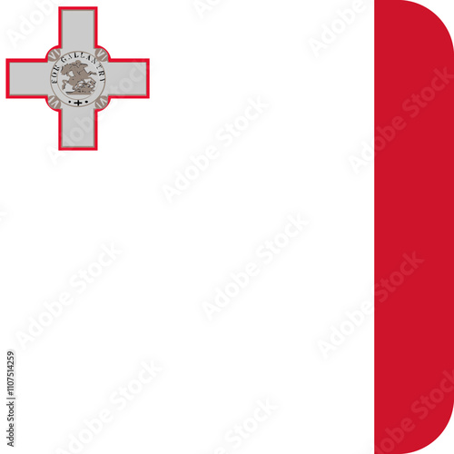 Malta Flag Square Icon