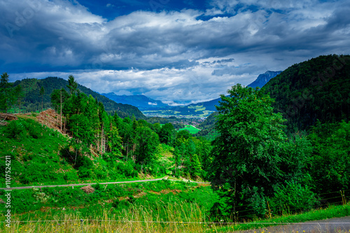 Hiking through the Giessenbach Gorge in Bavaria Germany