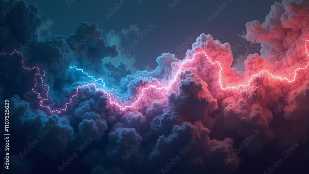 Fototapeta premium lightning concept. Generative ai.