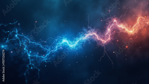lightning concept. Generative ai.
