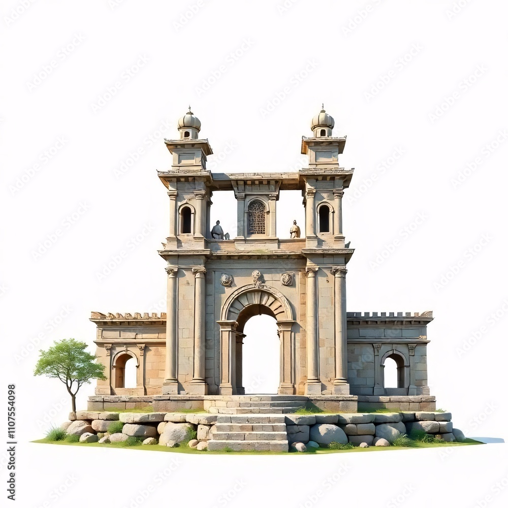 Obraz premium Medival Architecture - Best for Game development 