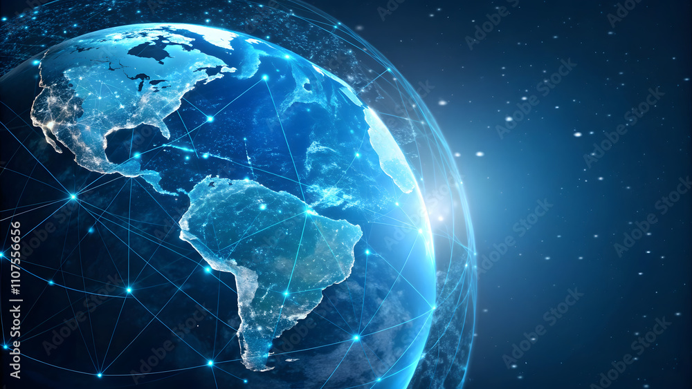 Fototapeta premium earth with space