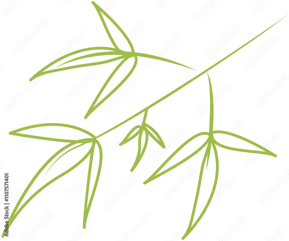 Fototapeta premium Bamboo icon