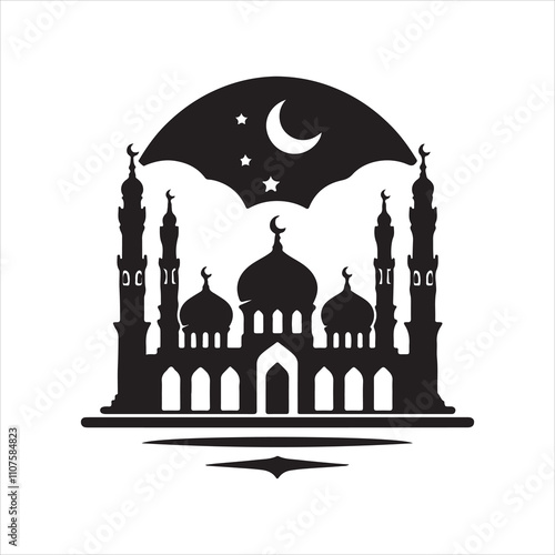 taj mahal vector illustration