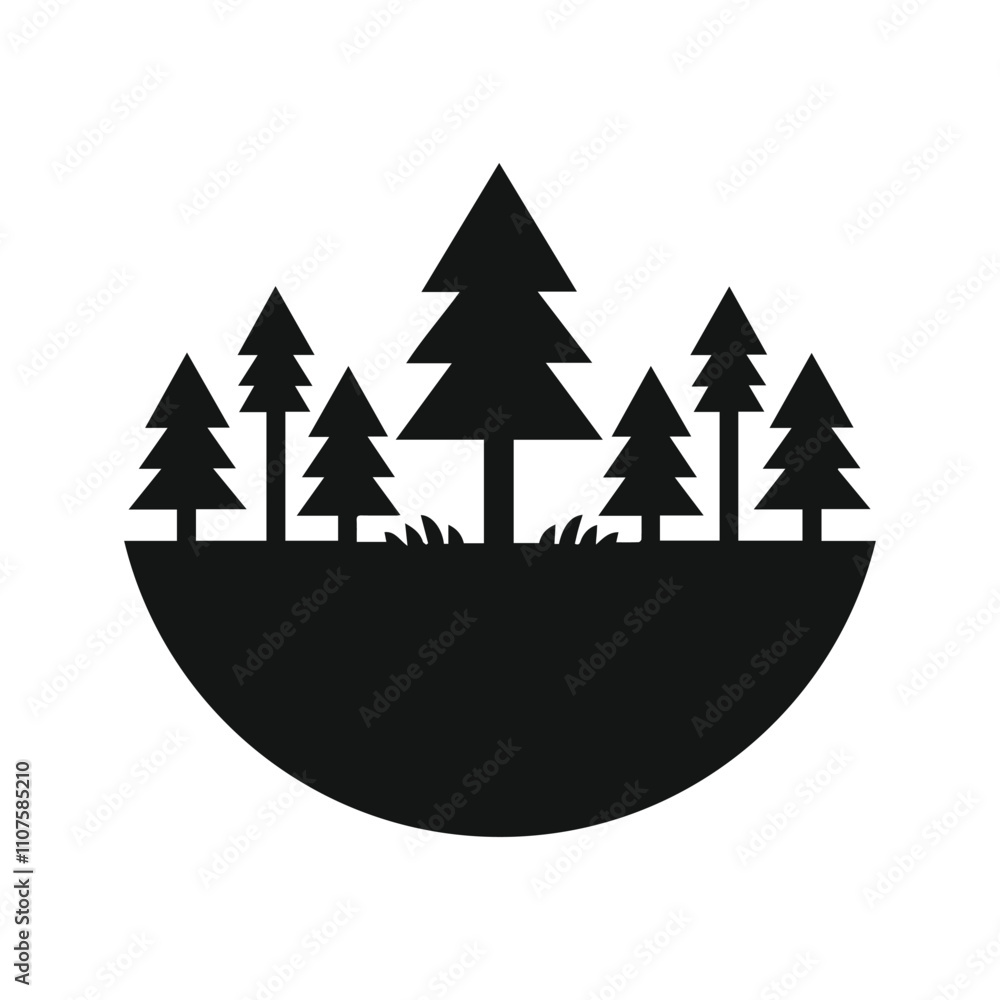 Obraz premium Forest icon