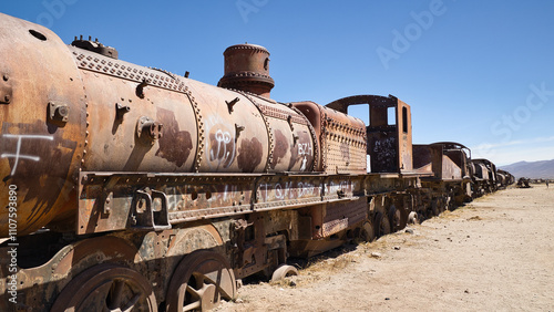 Eisenbahnfriedhof von Uyuni, Bolivien