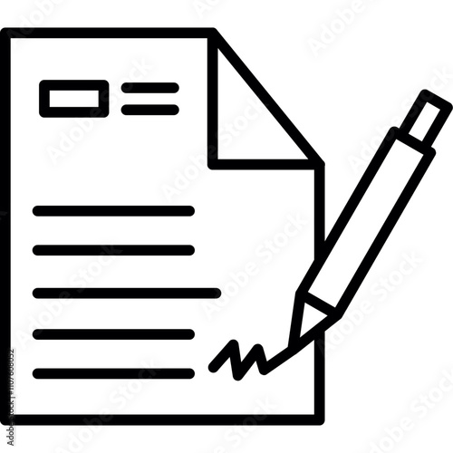 Document Signing Icon