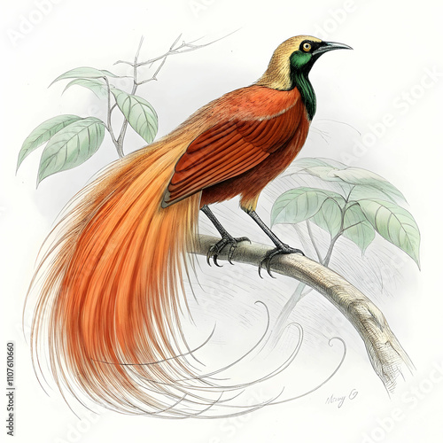 raggiana bird of paradise paradisaea raggiana