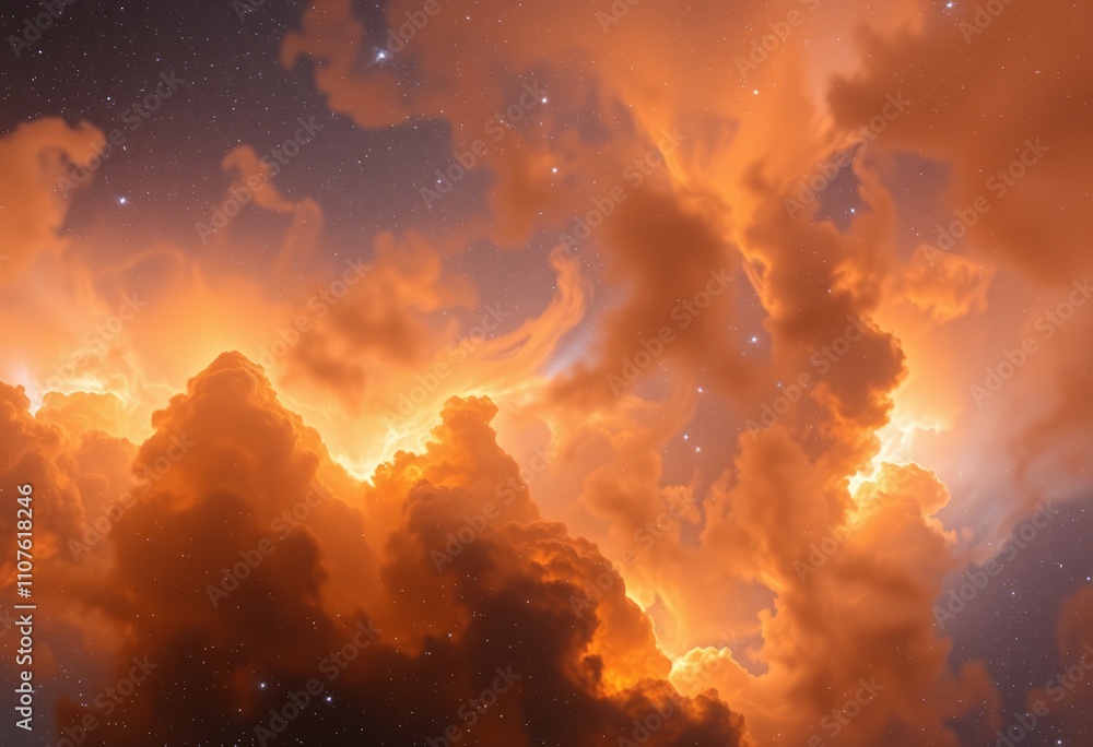 Nebula Nexus II Celestial iridescent clouds infused with shimmer Nebula Nexus II Celestial iridescent clouds infused with shimmer