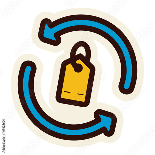 rebranding business product icon illustration