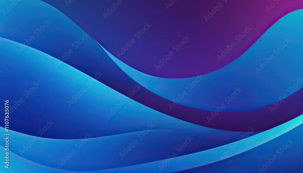 Obraz premium Abstract blue background with smooth shining lines 874
