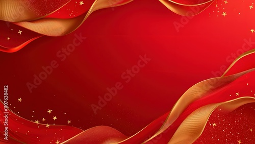 Red Chinese New Year Theme Background