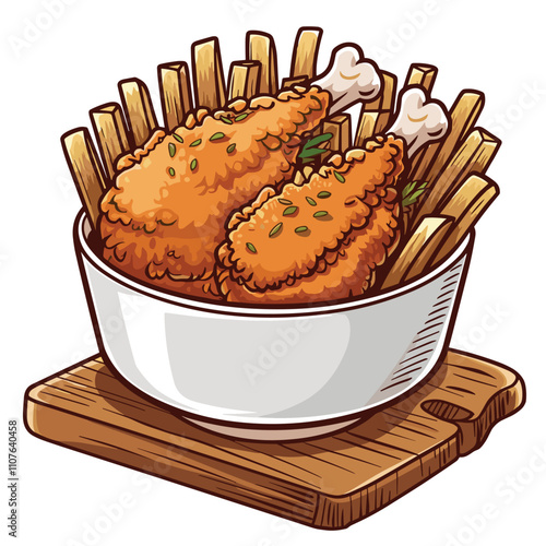 chicken vector