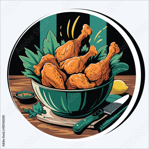 chicken vector