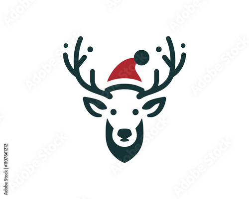 christmas reindeer vector