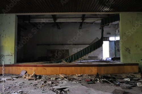 abandoned stage photo