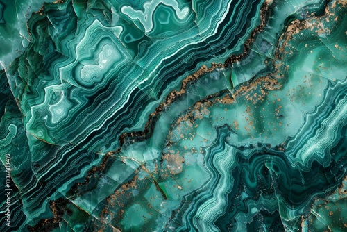 Malachite Texture Background, Naturel Emerald Marble, Green Agate Stone