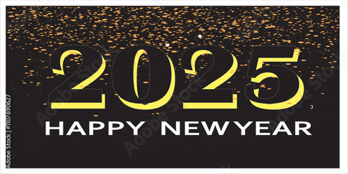 Happy New Year 2025 Banner 62.eps