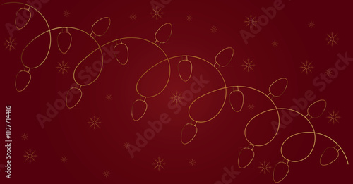 Christmas background with gold gradient, greeting card	