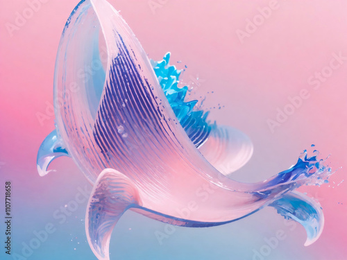 wave, design, lines, pattern, illustration, art, light, 