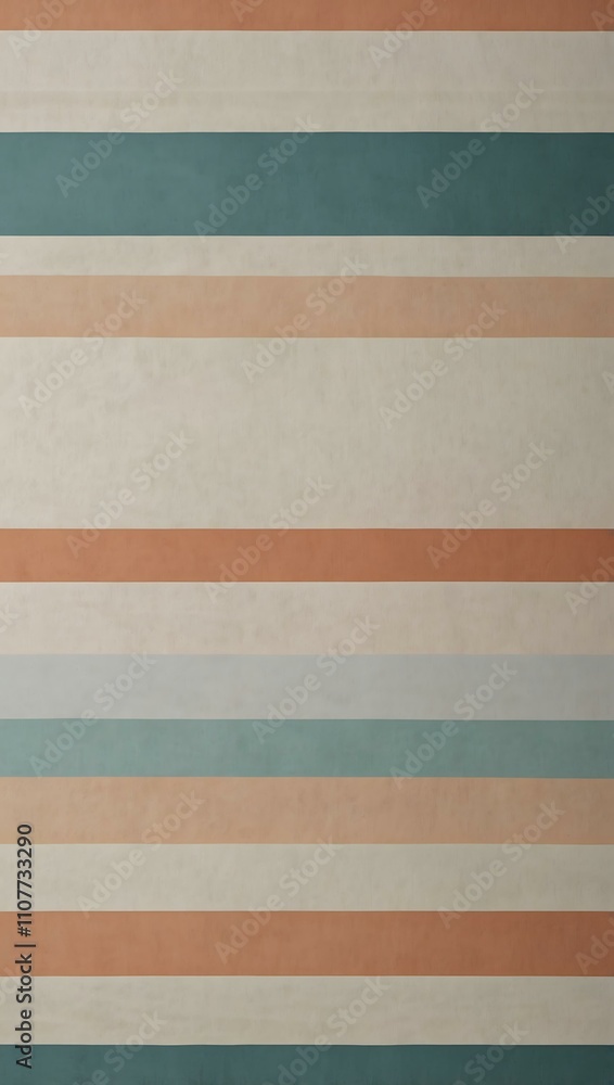 Obraz premium Minimalistic composition featuring soft tones on a white striped background.