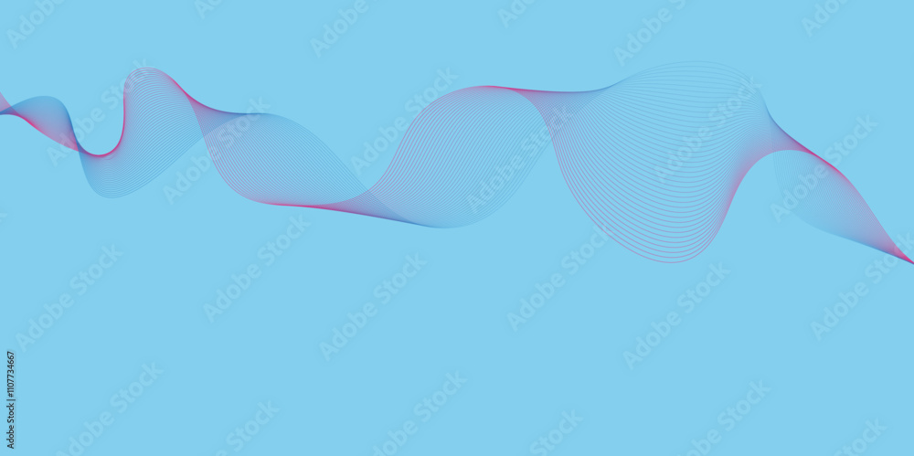 Obraz premium A colorfull webline and valleys is featured in an abstract background illustration 