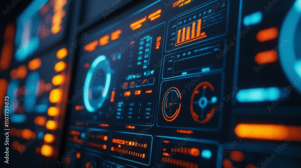 A vibrant interface displaying dynamic graphs, gauges, and digital metrics, showcasing advanced data visualization and technology. A vibrant interface displaying dynamic graphs, gauges, and digital metrics, showcasing advanced data visualization and technology.