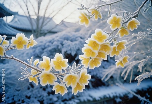 Ethereal Flowers in Ashikaga Illuminated by Fairy Lights photo