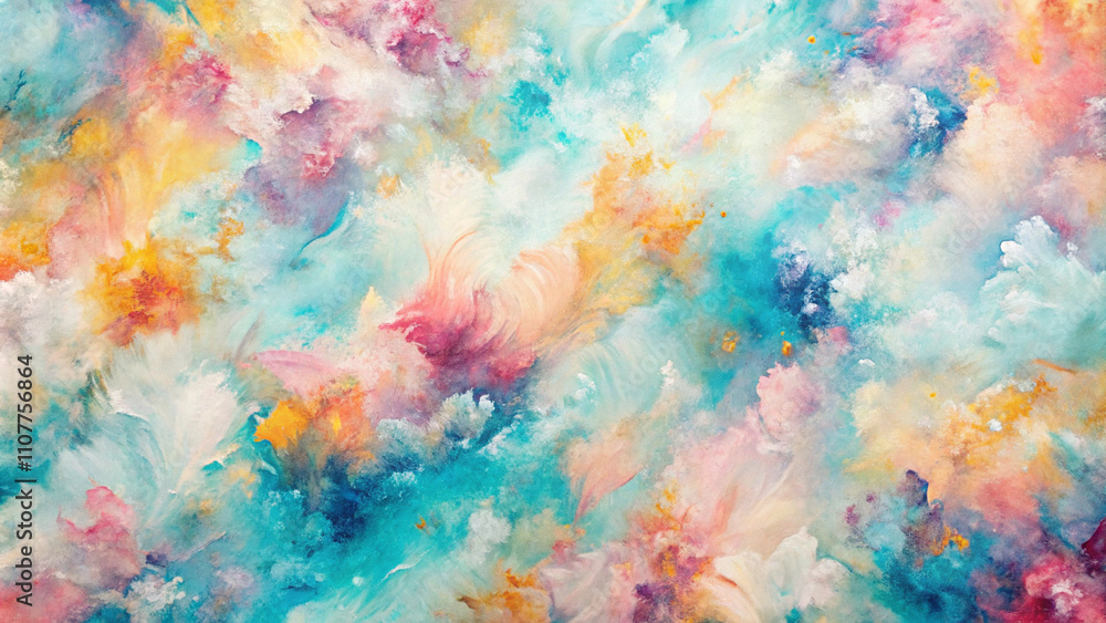 Fototapeta premium Acrylic texture background beautiful colors