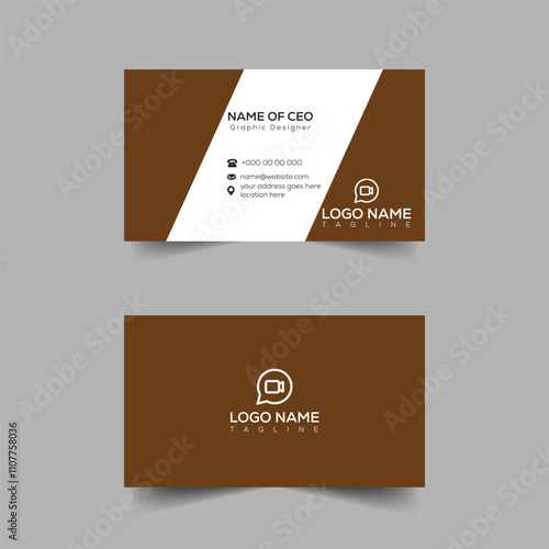 Creative Corporate Business Card Professional Design