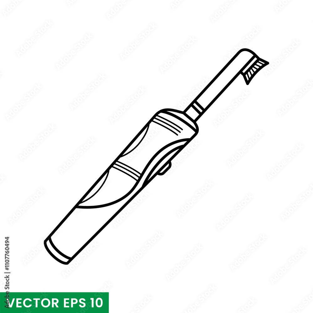 Obraz premium electric toothbrush vector icon