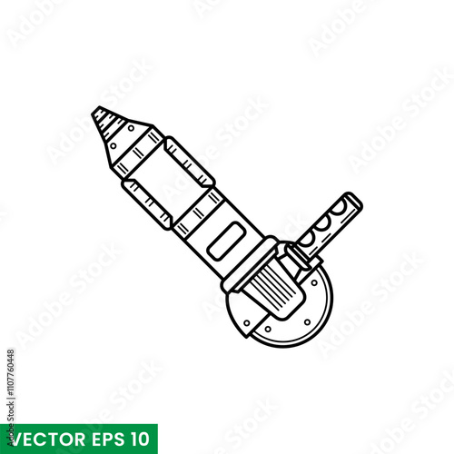 grinding machine vector icon