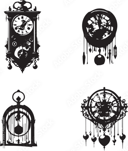 pendulum watch silhouette